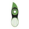 Taglia affetta avocado snocciola 3 in 1 affettatore verde lama scovolino