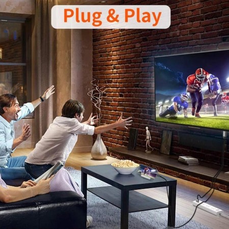 Cavo HDTV adattatore video 3in1 TYPE-C LIGHTNING MICRO USB a HDM IOS e ANDROID