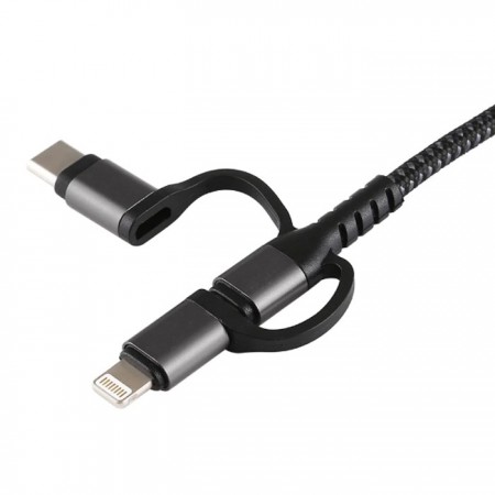 Cavo HDTV adattatore video 3in1 TYPE-C LIGHTNING MICRO USB a HDM IOS e ANDROID