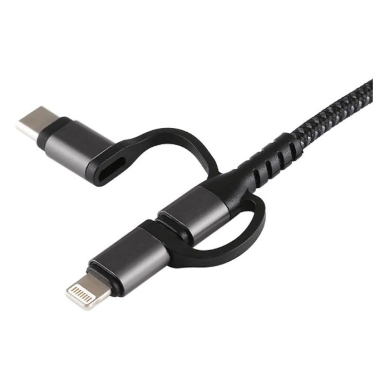 Hongu Cavo HDTV adattatore video 3in1 TYPE-C LIGHTNING MICRO USB a ...
