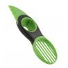 Taglia affetta avocado snocciola 3 in 1 affettatore verde lama scovolino