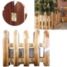 Staccionata In Legno per Albero Natale Recinto 40x160cm giardino pi...