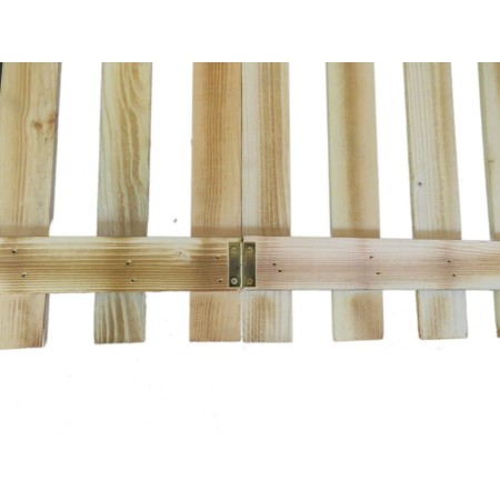 Staccionata In Legno per Albero Natale Recinto 40x160cm giardino piante steccato