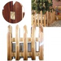 Staccionata In Legno per Albero Natale Recinto 30x120cm giardino piante steccato