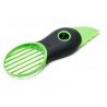 Taglia affetta avocado snocciola 3 in 1 affettatore verde lama scovolino