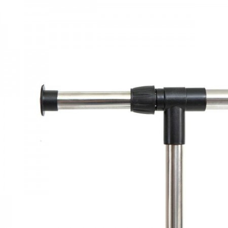 Appendiabiti Stand Attaccapanni appendi abiti Regolabile con ruote 80x42x155cm