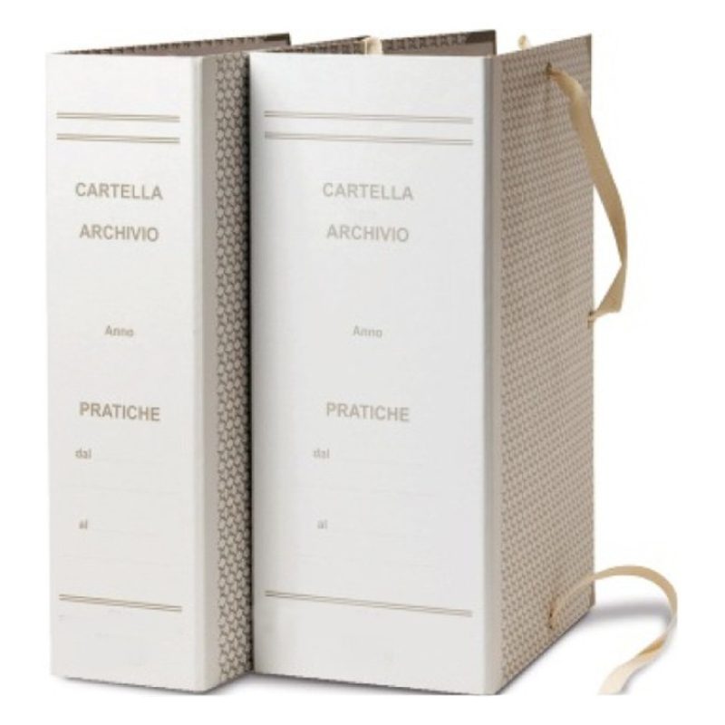Brefiocart 25 Cartella archivio faldoni con lacci legacci 25x35cm D...