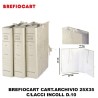 Brefiocart 25 Cartella archivio faldoni con lacci legacci 25x35cm D...