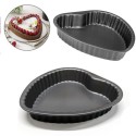 Stampo tortiera forma a cuore 25x25cm per dolci pasticceria antiaderente teglia