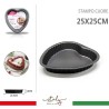 Hongu Stampo tortiera forma a cuore 25x25cm per dolci pasticceria a...