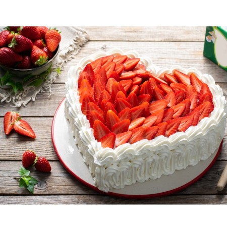 Stampo tortiera forma a cuore 25x25cm per dolci pasticceria antiaderente teglia
