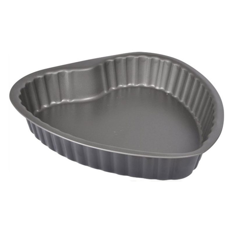 Hongu Stampo tortiera forma a cuore 25x25cm per dolci pasticceria a...