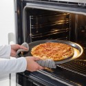 Teglia da forno antiaderente per pizza tonda varie misure tortiera tegame bordo
