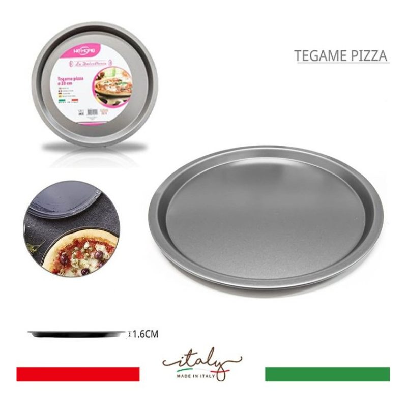 Hongu Teglia da forno antiaderente per pizza tonda varie misure tor...