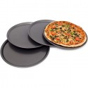 Teglia da forno antiaderente per pizza tonda varie misure tortiera tegame bordo
