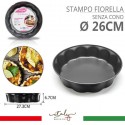 Stampo tortiera per Dolci Tortiera fiorella teglia 26x6.7 cm forma a fiore torta