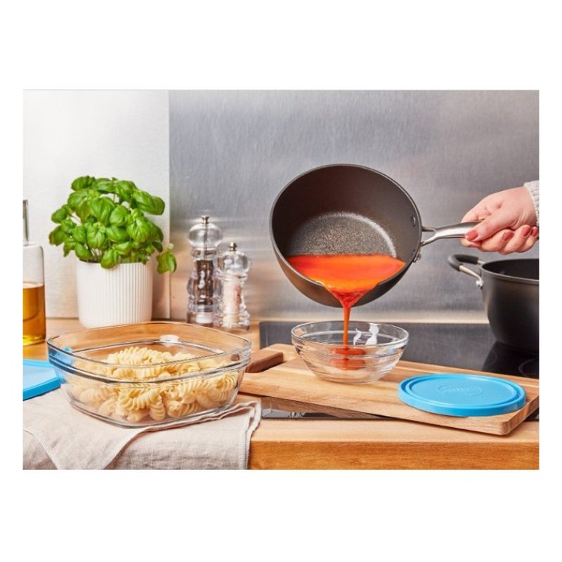Duralex Contenitore in vetro con coperchio alimenti lavoro casa qua...