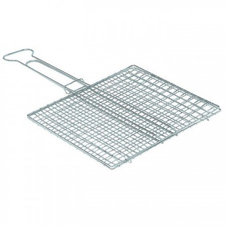 Doppia griglia barbecue Graticola Leggera doppia in ferro camino barbecue manici