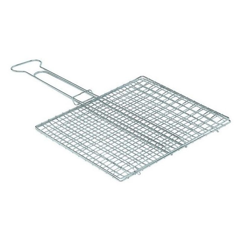 Maca Doppia griglia barbecue Graticola Leggera doppia in ferro cami...