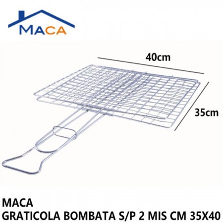 Doppia griglia barbecue Graticola Leggera doppia in ferro camino barbecue manici