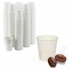 Lulù 200 pz Bicchieri da caffè in carta 90ml bianchi bicchierini be...