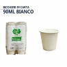 Lulù 200 pz Bicchieri da caffè in carta 90ml bianchi bicchierini be...