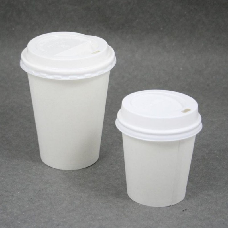 Lulù 200 pz Bicchieri da caffè in carta 90ml bianchi bicchierini be...