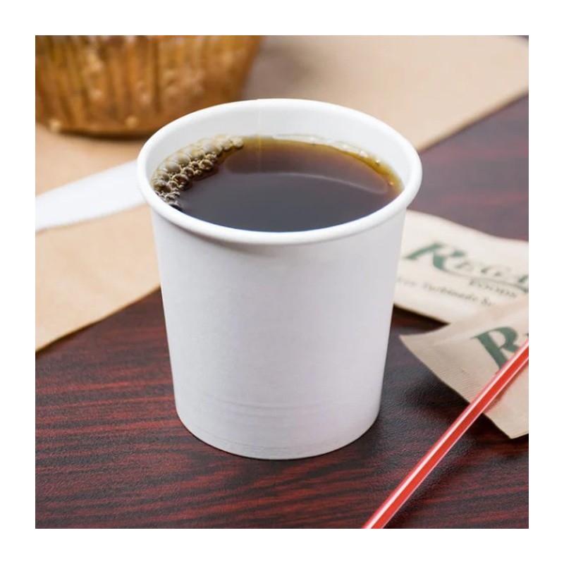 Lulù 200 pz Bicchieri da caffè in carta 90ml bianchi bicchierini be...