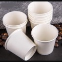 200 pz Bicchieri da caffè in carta 90ml bianchi bicchierini bevande calde acqua
