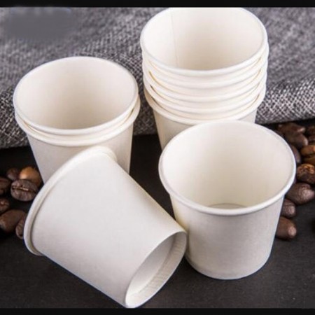 200 pz Bicchieri da caffè in carta 90ml bianchi bicchierini bevande calde acqua