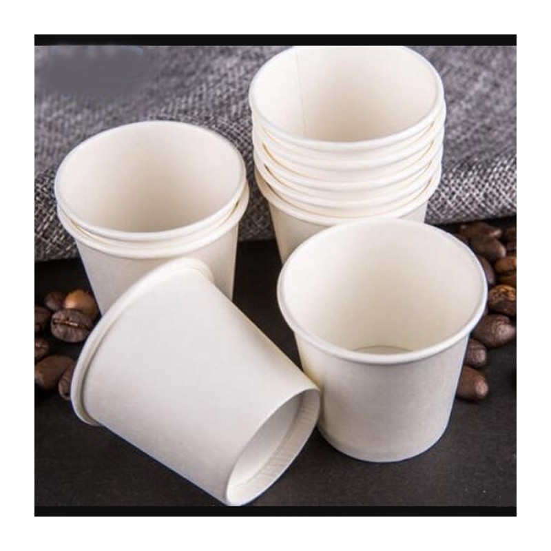 Lulù 200 pz Bicchieri da caffè in carta 90ml bianchi bicchierini be...