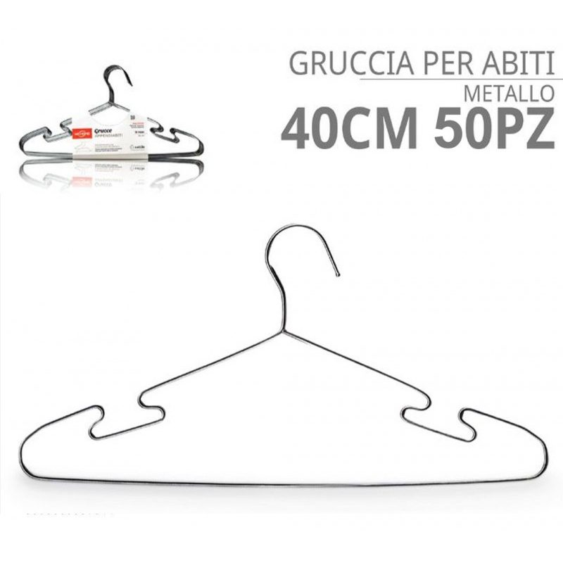 Hongu 20pz Grucce in metallo camicie pantaloni appendiabiti lavande...