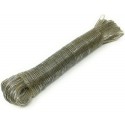 Corda filo stendibiancheria e bucato MT. 60 in acciaio rivestito balcone 0,3mm