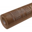 Tovaglia in carta cioccolato damascata natale feste 7x1,18m copritavola cucina