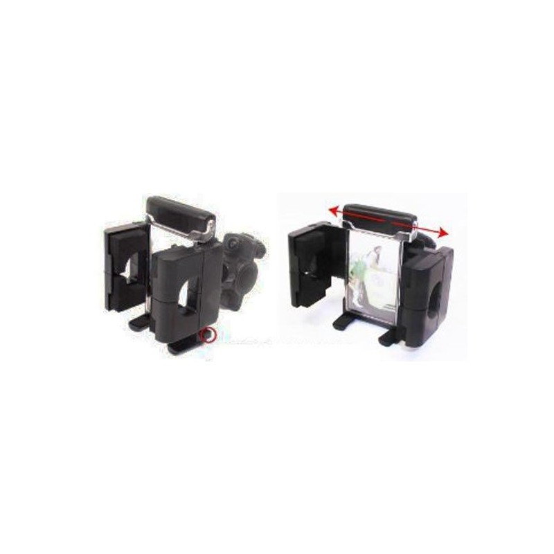 Supporto cellulare per bici manubrio universale orientabile 360° clip telefono