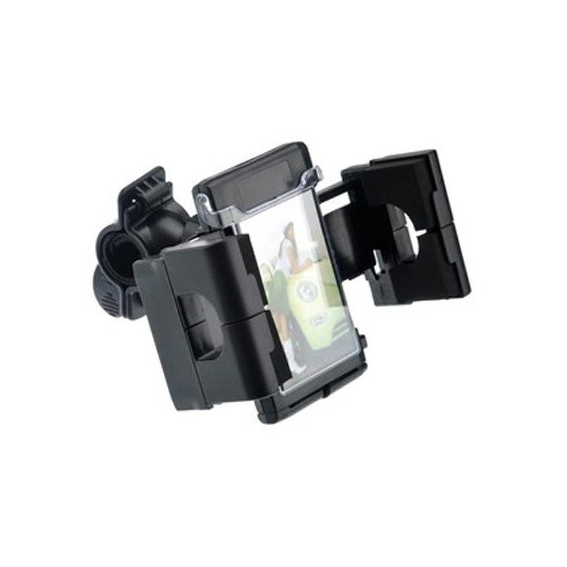 Supporto cellulare per bici manubrio universale orientabile 360° clip telefono