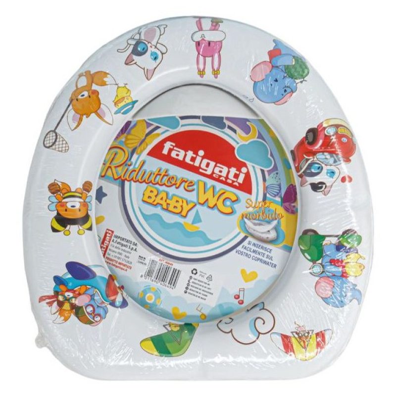 Riduttore per WC in morbido PVC x bambini sedile copri water fantas...