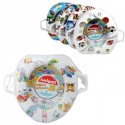 Riduttore per WC morbido PVC bambini sedile copri water manici fantasia casuale