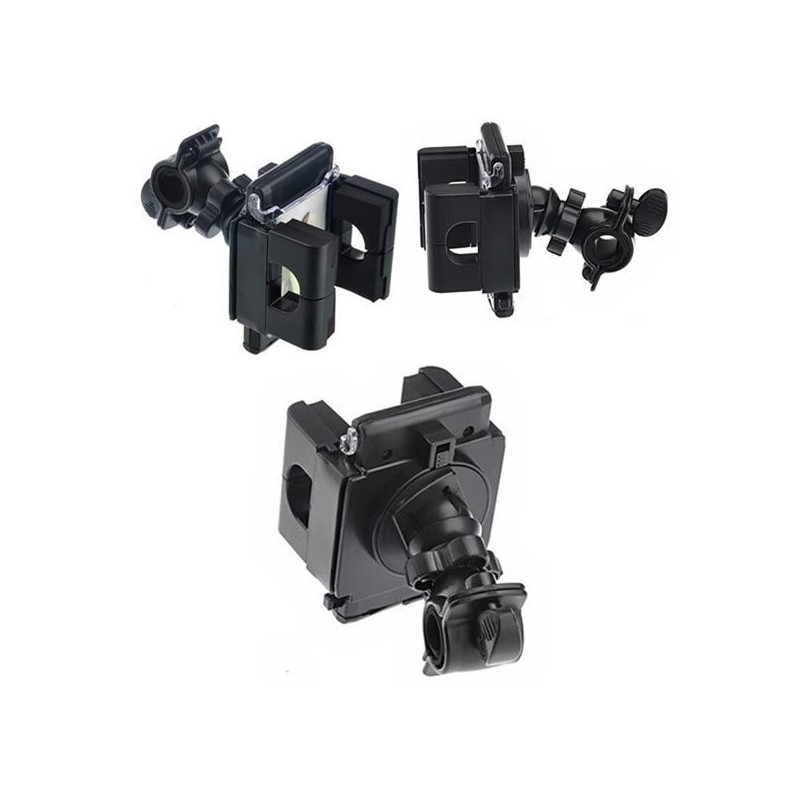 Supporto cellulare per bici manubrio universale orientabile 360° clip telefono