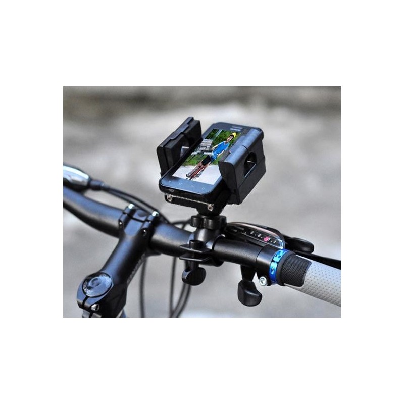 Supporto cellulare per bici manubrio universale orientabile 360° clip telefono