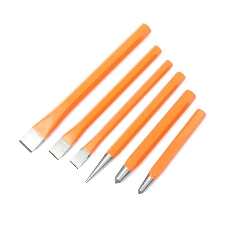 Set Cacciaspine scalpelli piatti punteruoli punzoni cono in acciaio CRV bulini