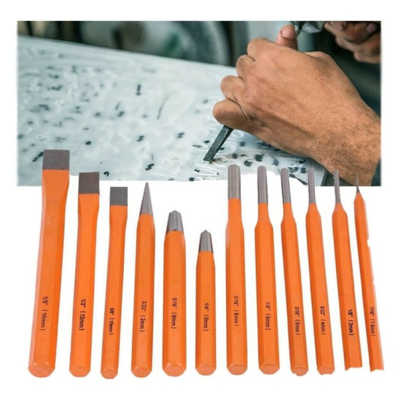 Hongu Set Cacciaspine scalpelli piatti punteruoli punzoni cono in a...