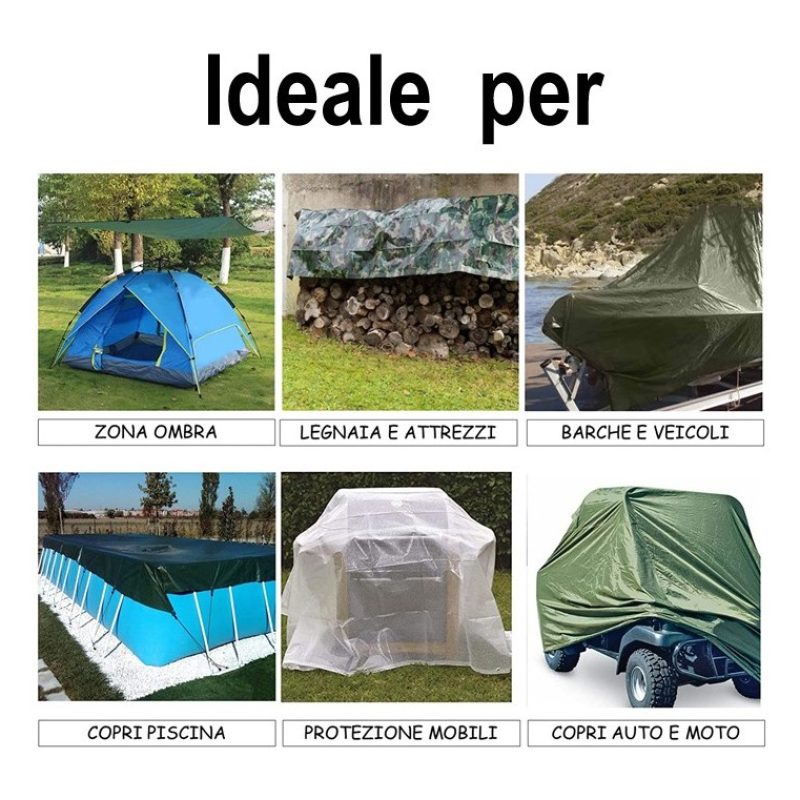 Hongu Elettronics Telo telone antipioggia esterno gazebo piscina mi...