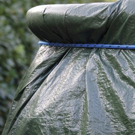 Telo telone antipioggia esterno gazebo piscina misure varie impermeabile verde