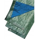 Telo occhiellato PE antipioggia telone impermeabile 3x5m verde copertura esterno