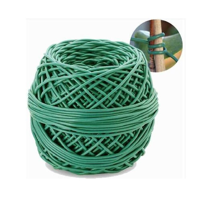 FILO da 3mm 500g  legaccio tubino per legatura gomitolo in plastica PVC piante