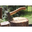 Accetta ascia Spaccalegna 38cm Lama 100mm 800gr acciaio Manico in legno scure