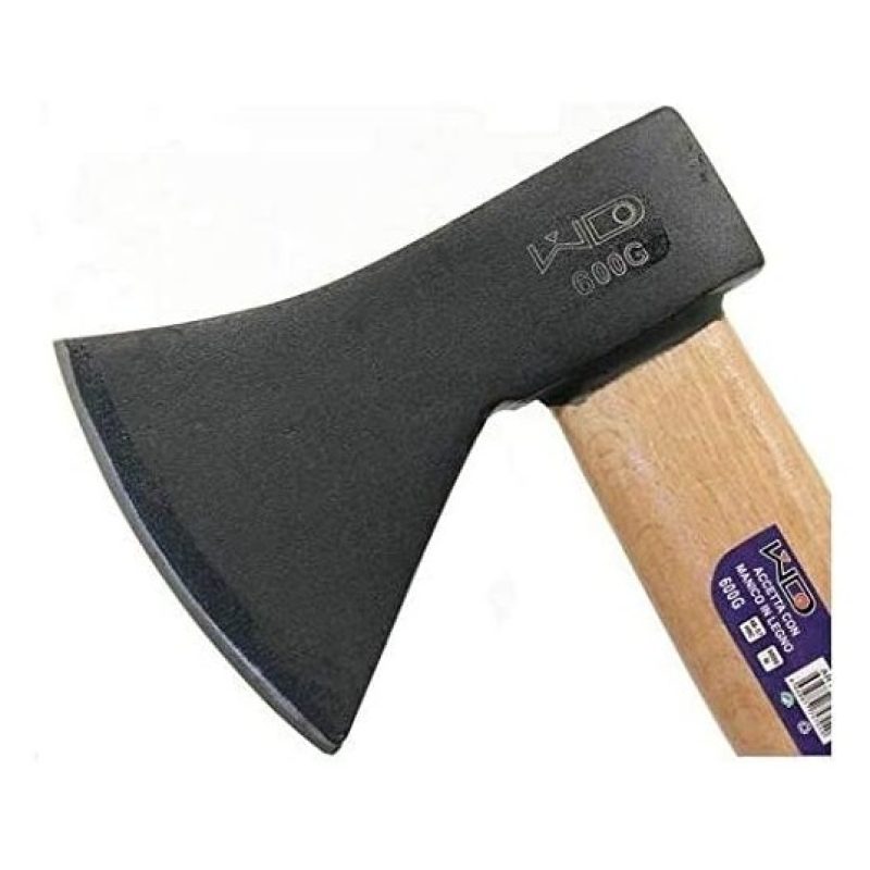 Hongu Accetta ascia Spaccalegna 36.5cm Lama 110mm 600gr acciaio Man...