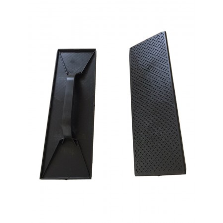 FRATTAZZO FRATTONE in plastica raschiatore 14x44 cm nero manico intonaco malte