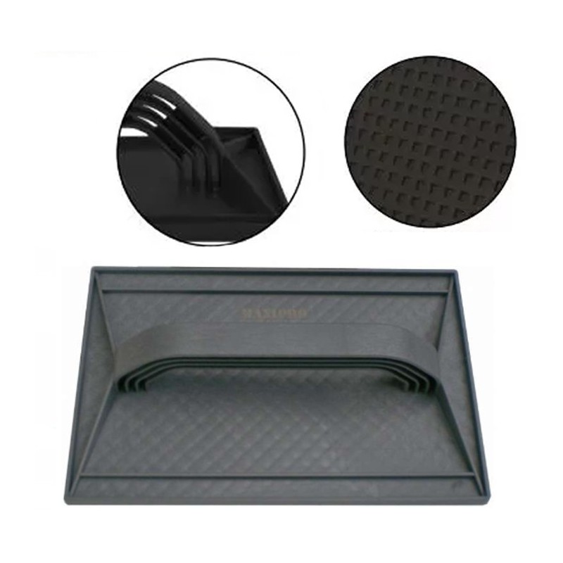 FRATTAZZO Frattone in plastica 18x27 cm nero murature spatola edilizia intonaco